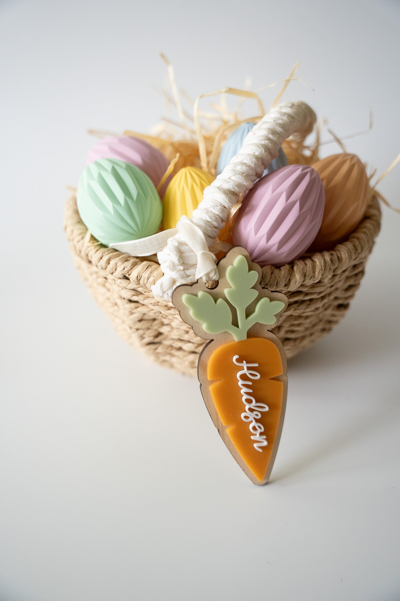 Easter Carrot Basket Tags