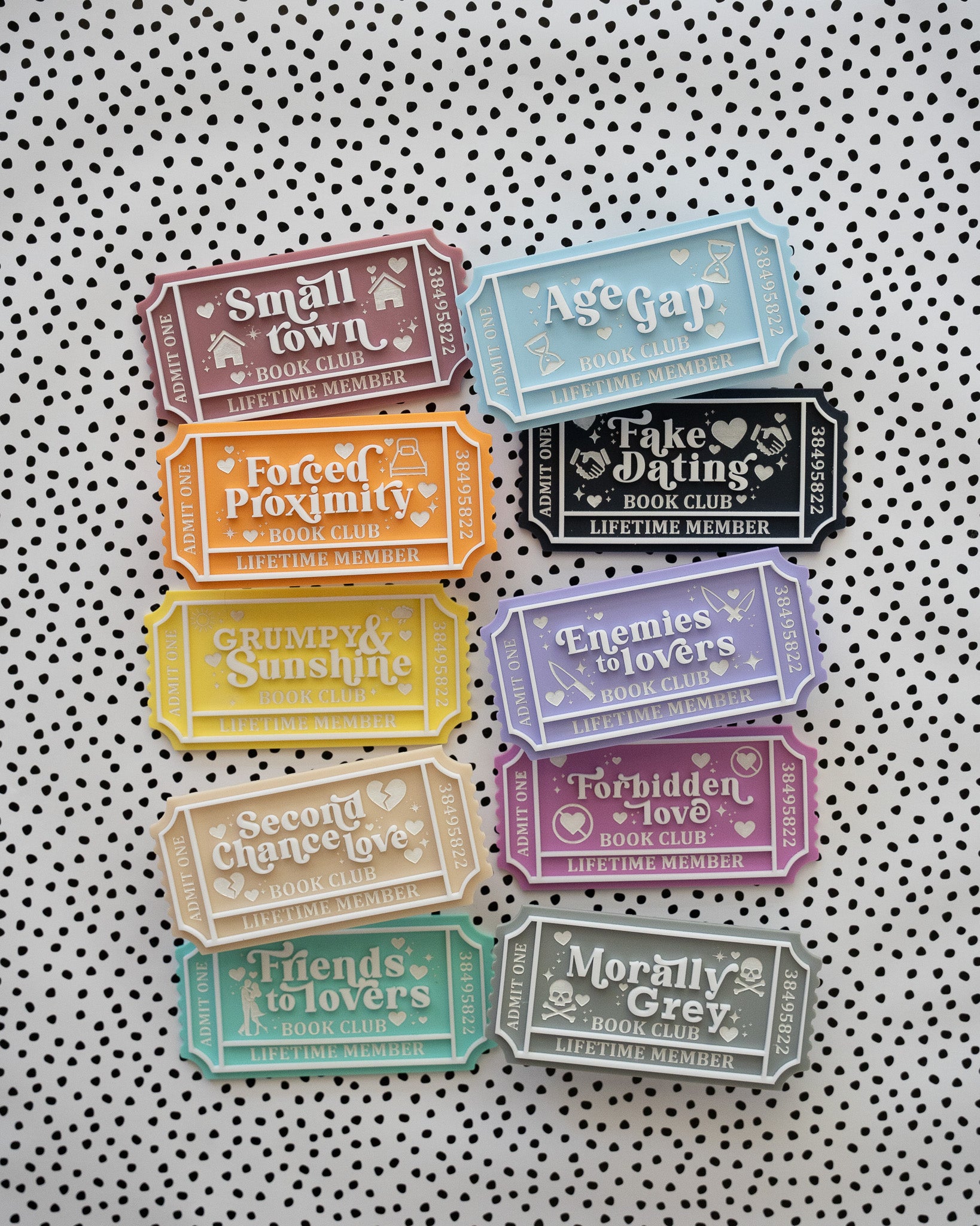 Book Lover Trope Tickets