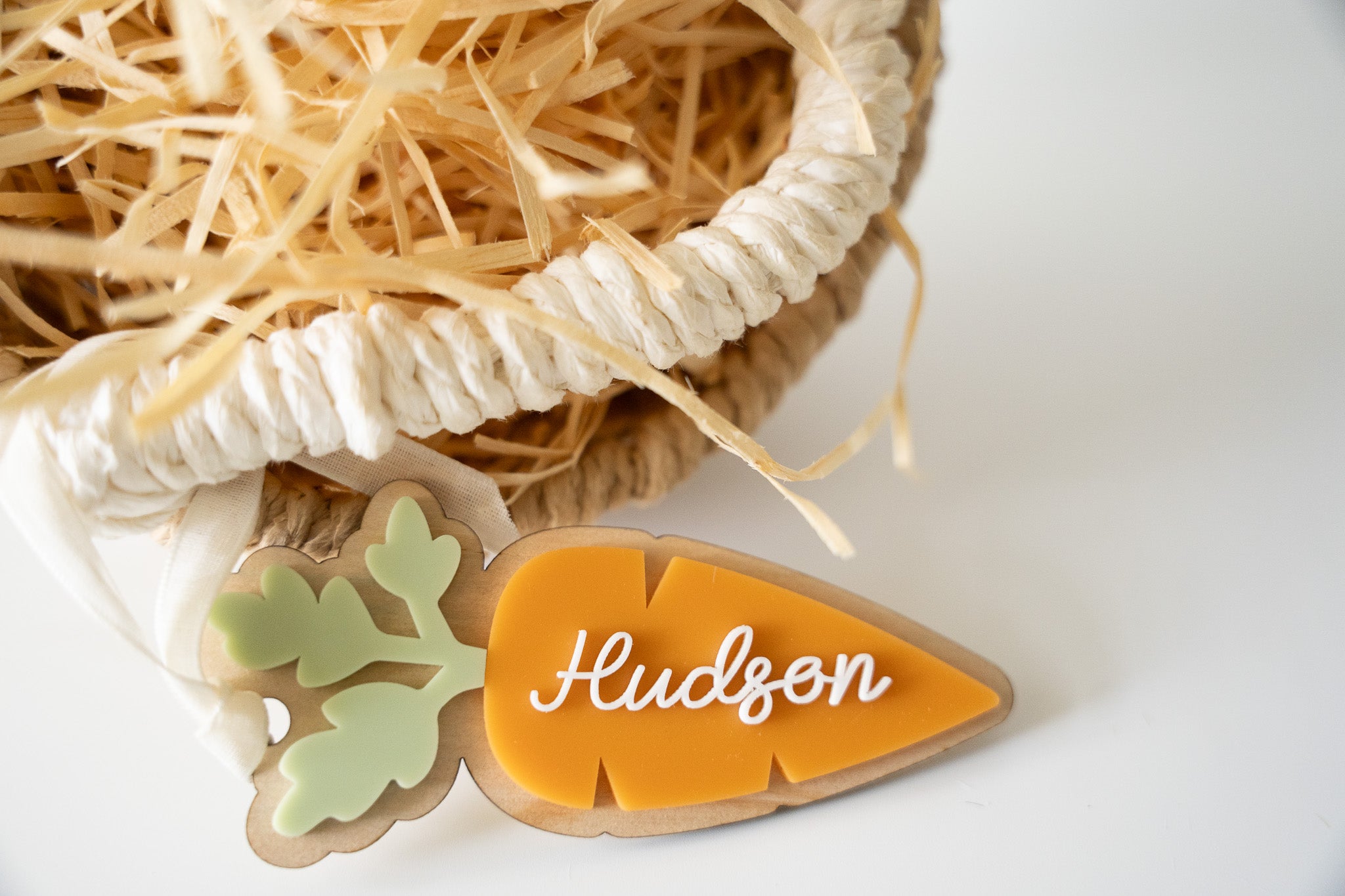 Easter Carrot Basket Tags