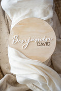 Round Name Sign