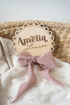 Scallop edge Name Plaque