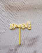 Name Cake Topper