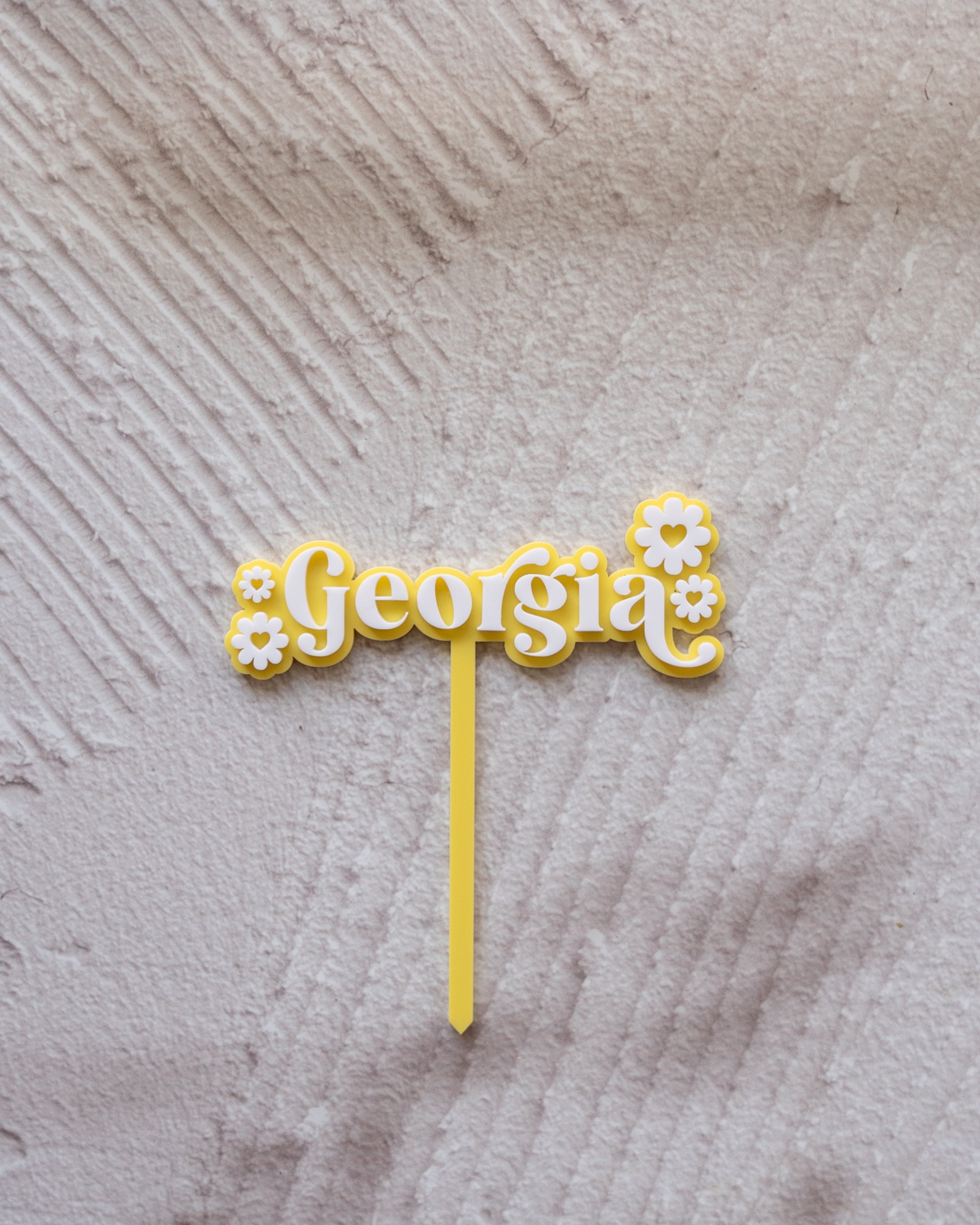 Name Cake Topper