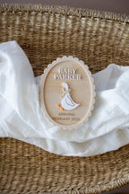 Silly Goose Baby Announcement Plaque