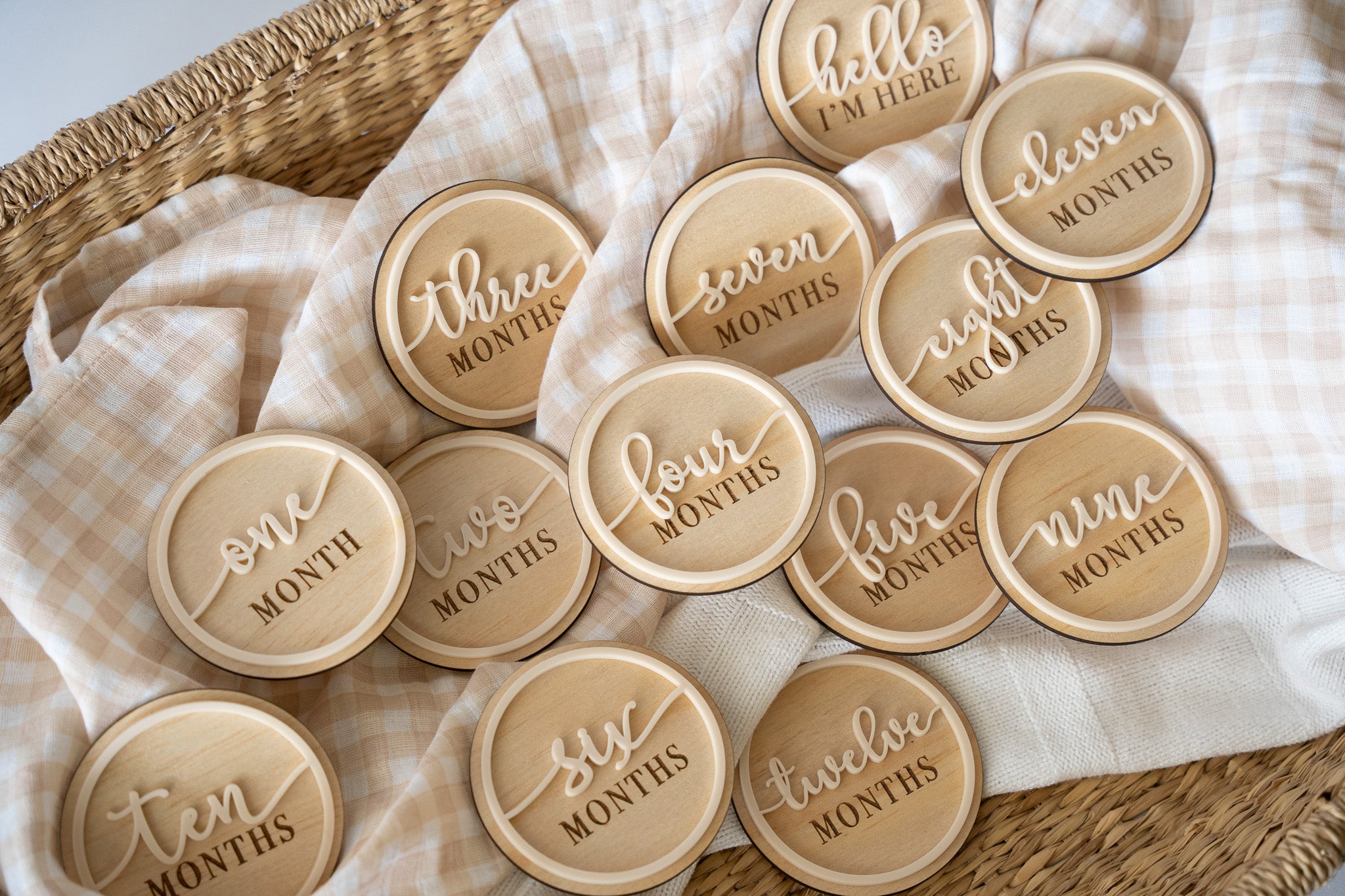 Round 12 Month Milestone Discs