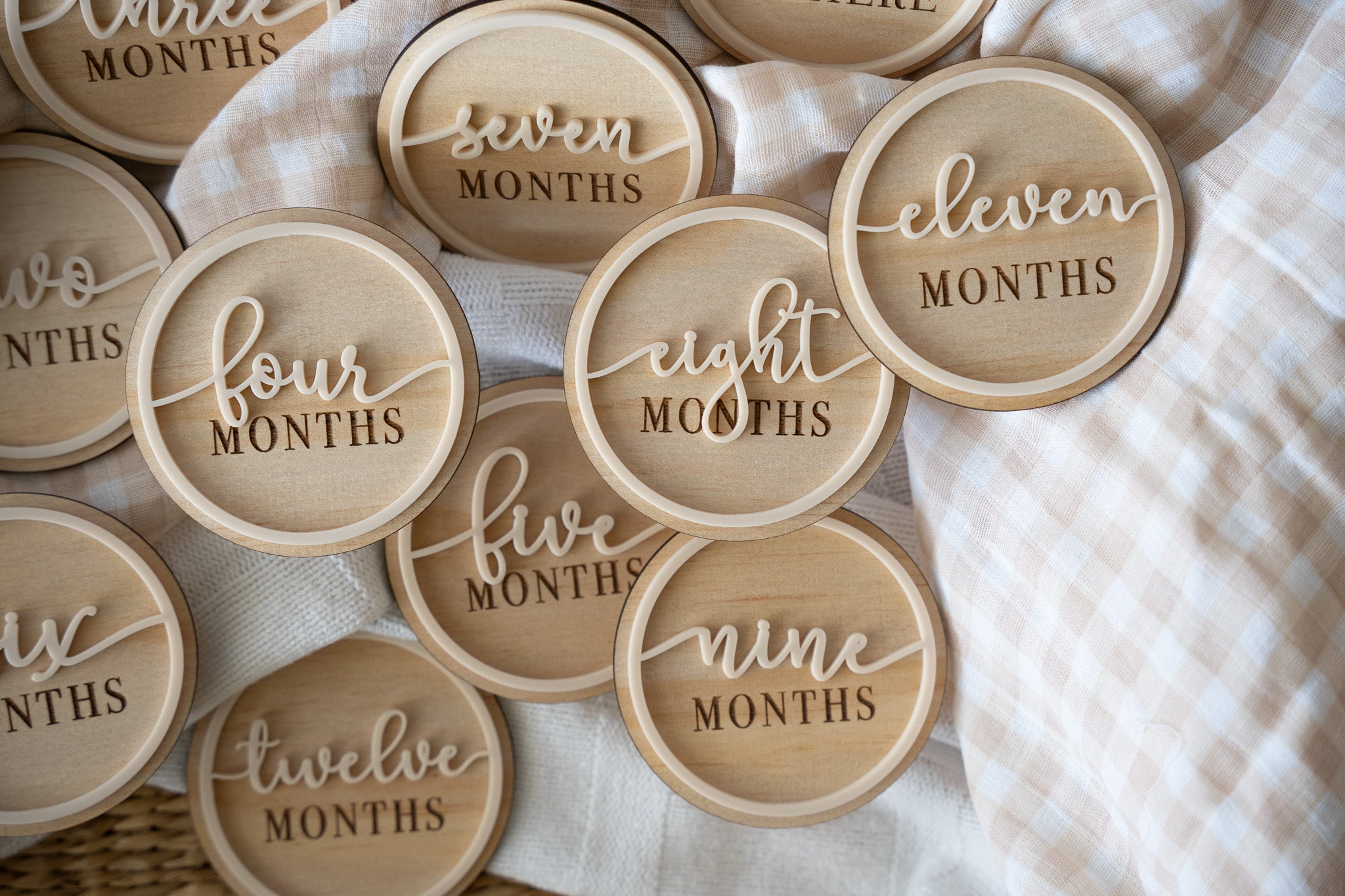 Round 12 Month Milestone Discs