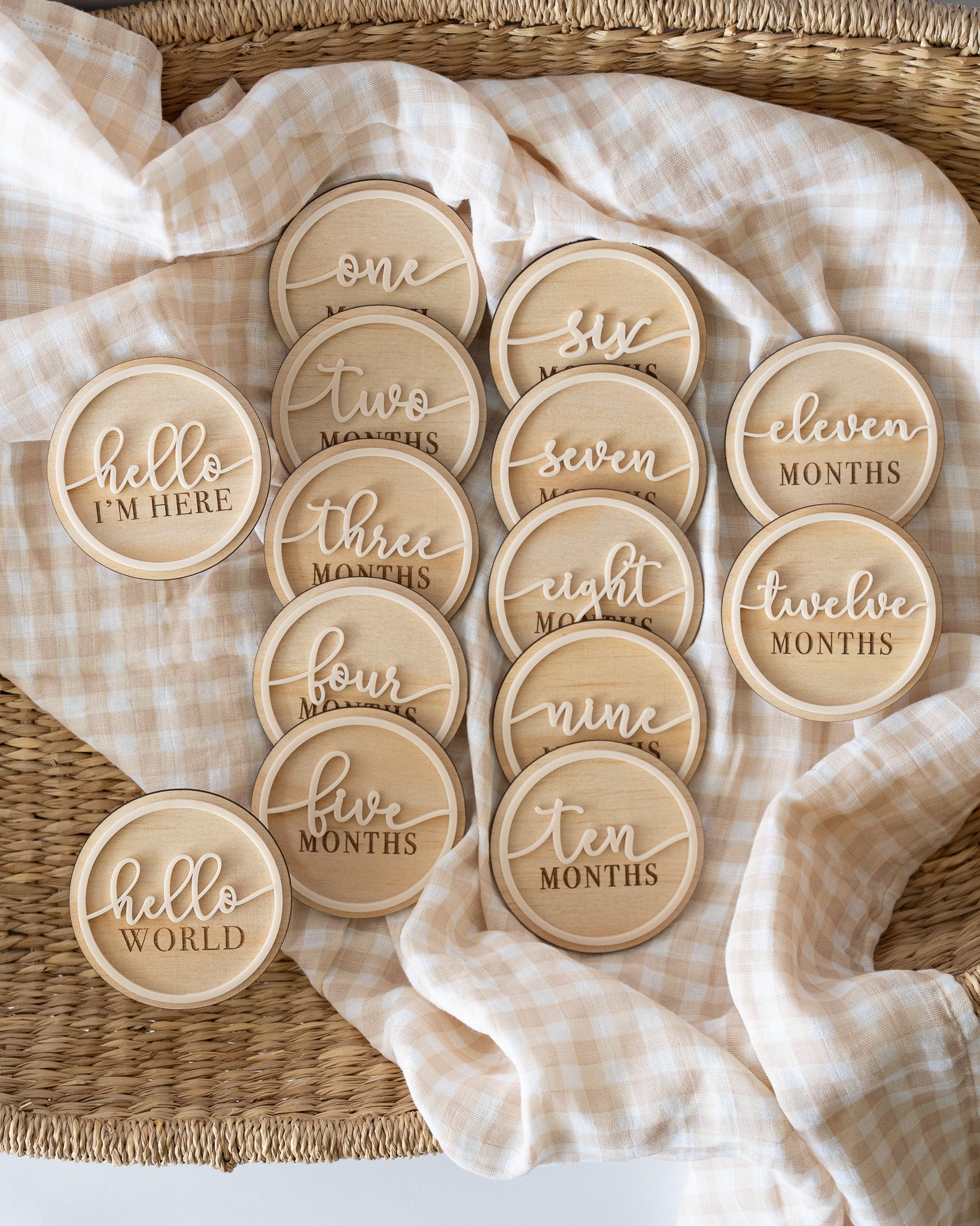 Round 12 Month Milestone Discs