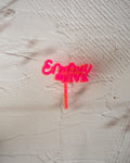 Neon Vibes! Cake topper