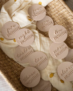 Acrylic Milestone discs (Neutral)