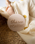 Acrylic Milestone discs (Neutral)