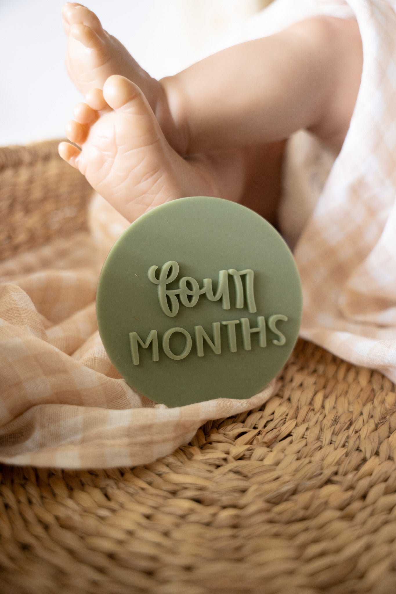 Acrylic Milestone discs (Playful Font)