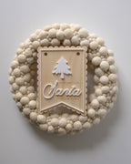 SANTA Count down plaque