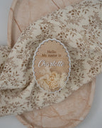 Floral Arrival Name Plaque