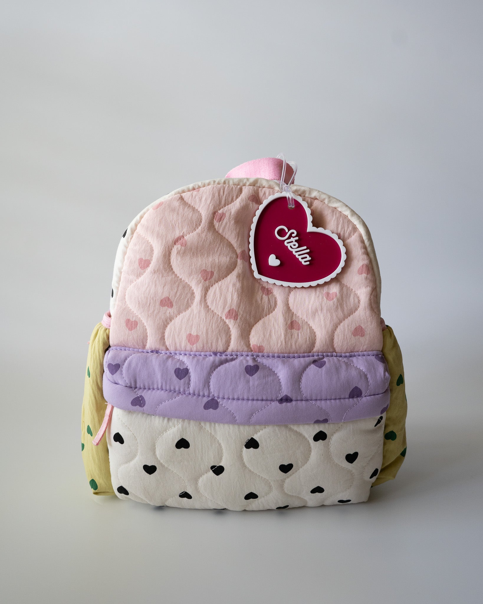 Scallop Heart Name Tag