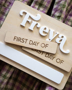 Personalised First & Last Day of......board