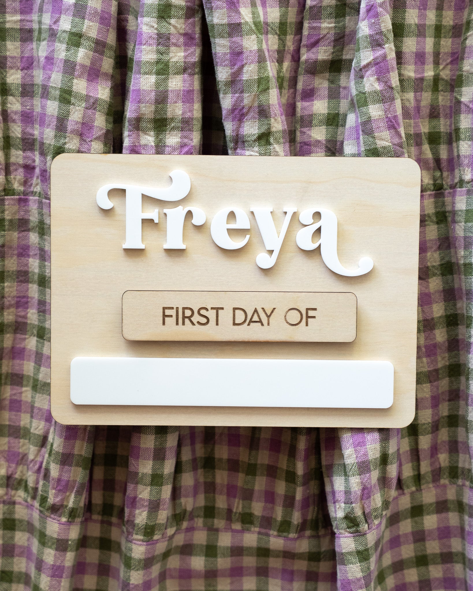 Personalised First & Last Day of......board