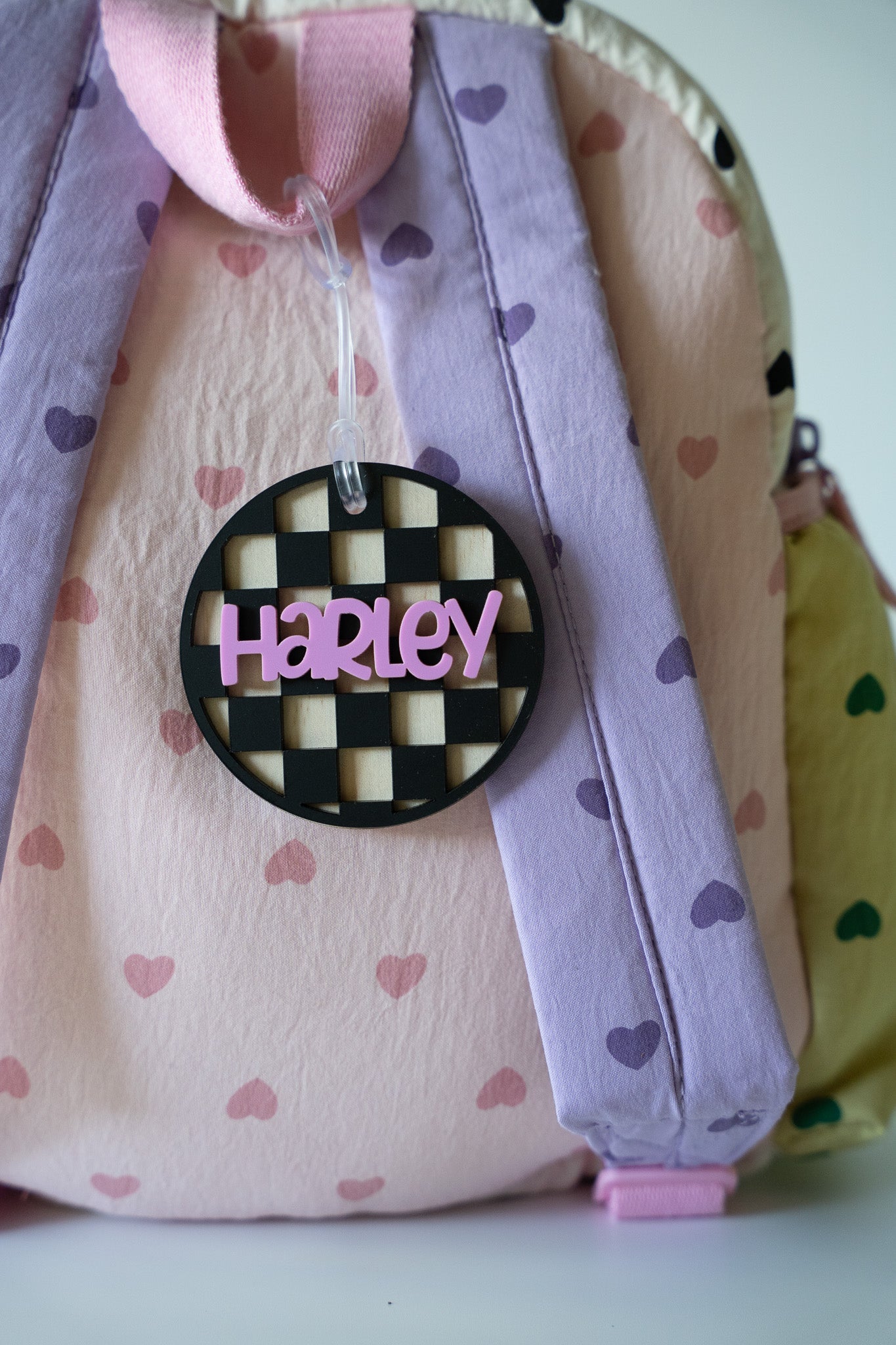 Checkerboard Name Tag