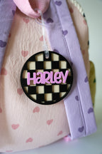 Checkerboard Name Tag