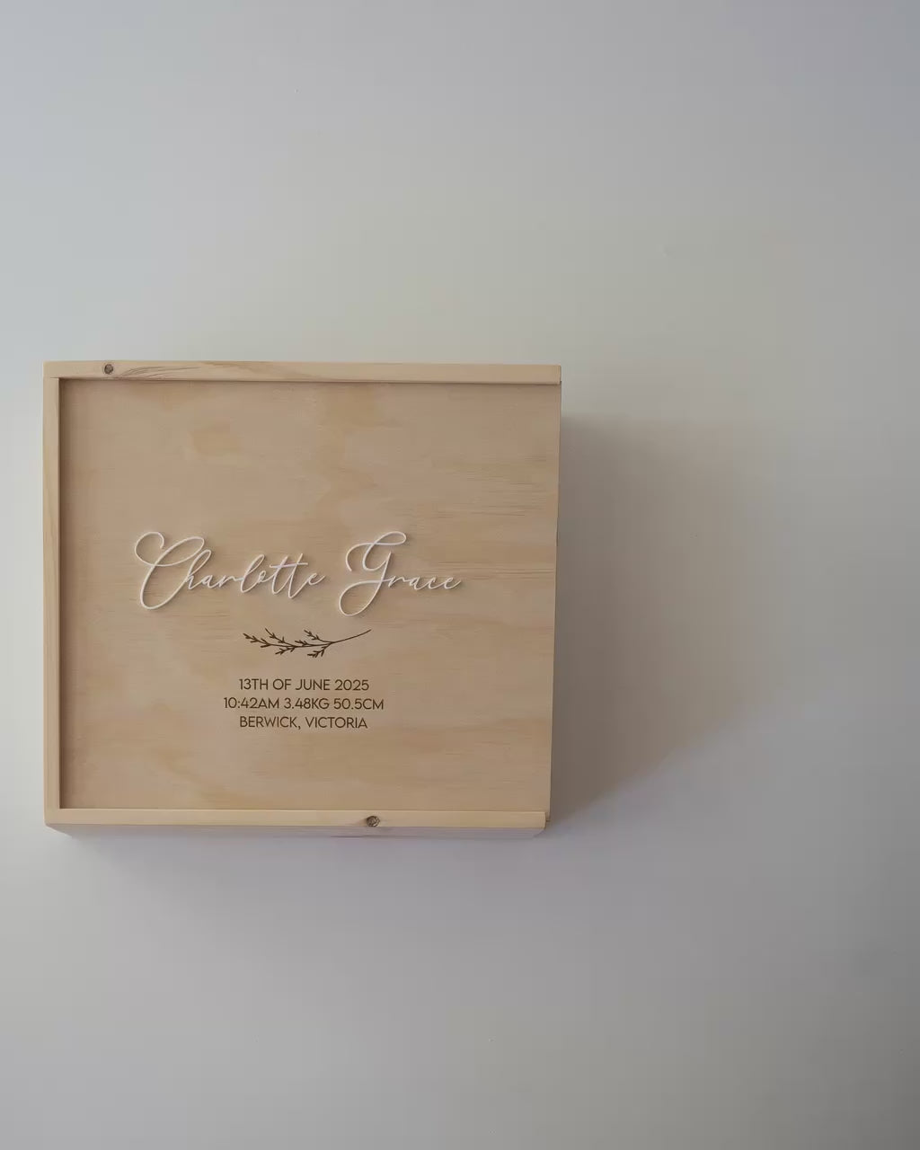 Personalised Keepsake Box